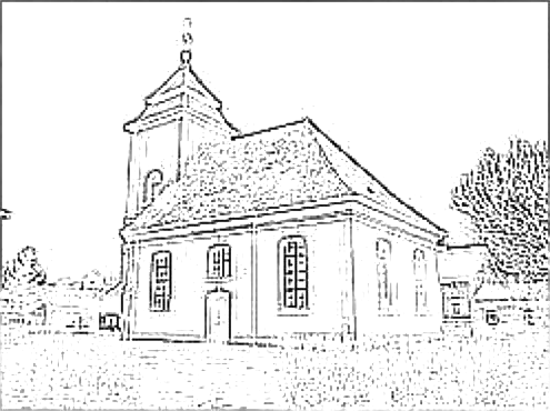 Dorfkirche Groß Haßlow – Skizze